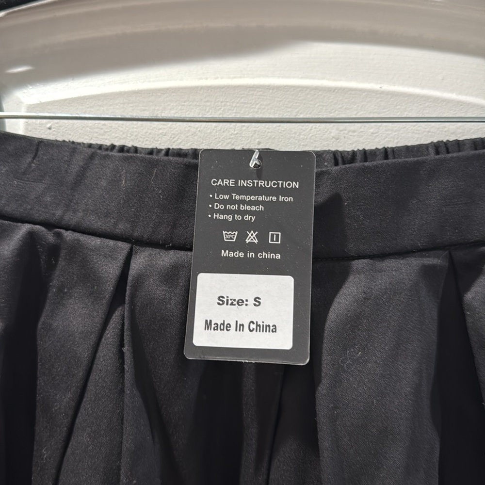 NWT Black High Waist A-Line‎ Skirt - Picture 5 of 11